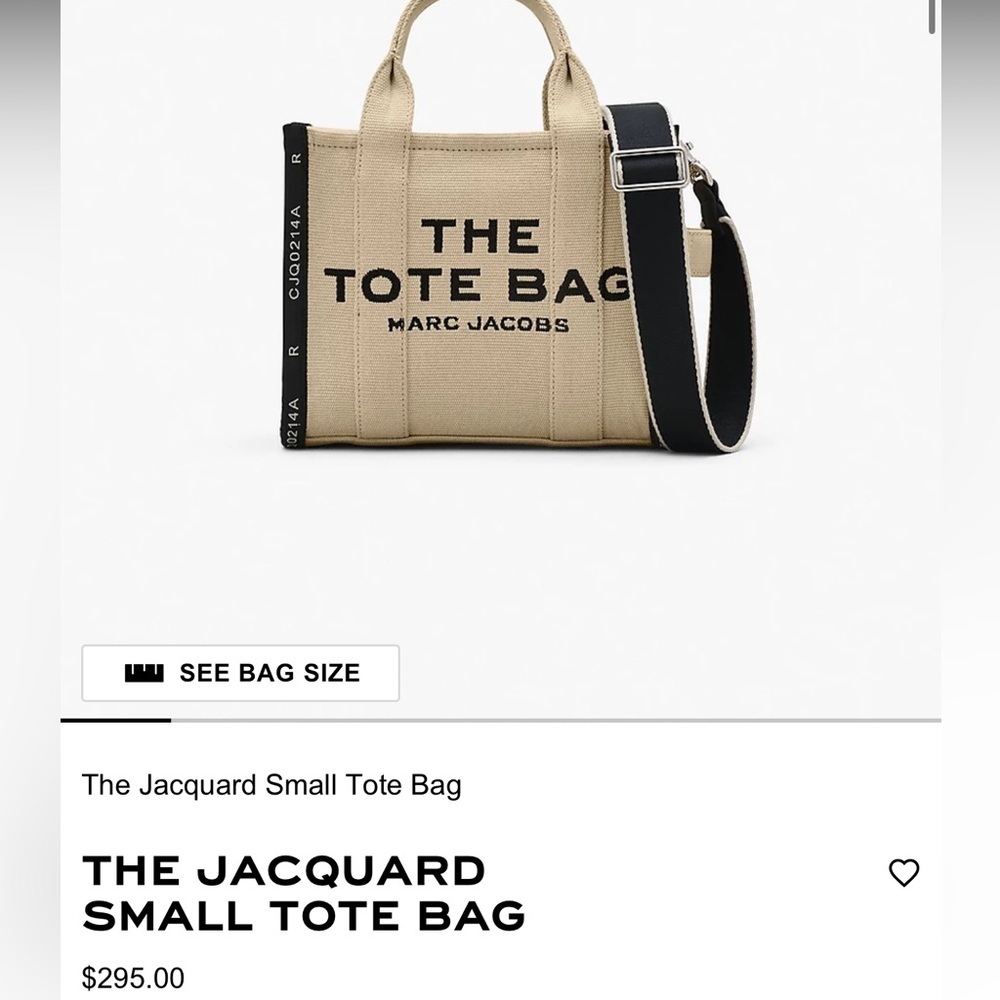 Marc Jacobs Jacquard small tote bag